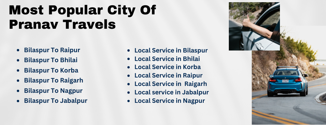 bilaspur to bhilai car